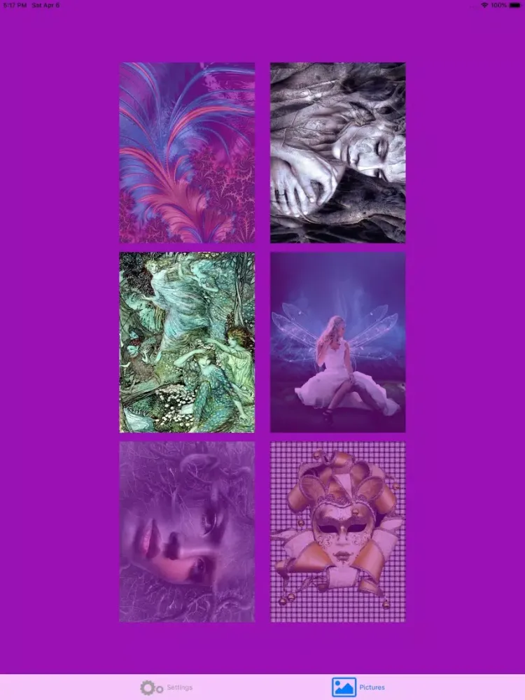Fantasy Art Puzzles iPad 应用截图