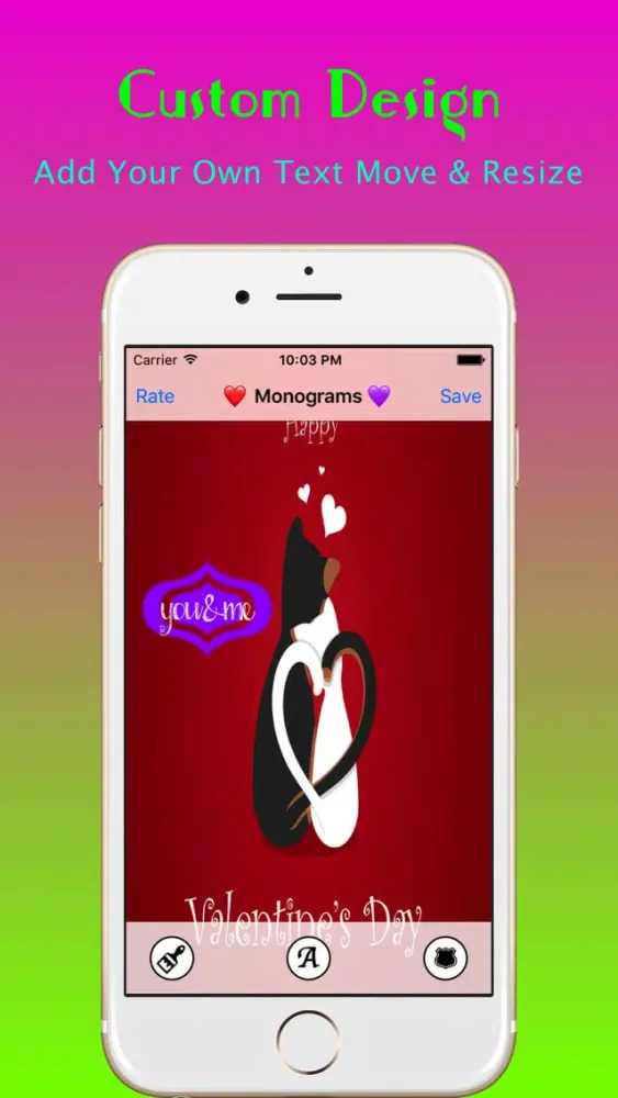 Скриншоты Lovers Monogram Wallpapers