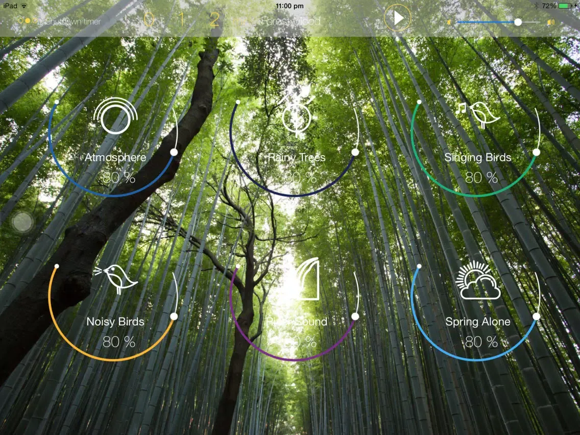 Natures Sounds iPad  スクリーンショット