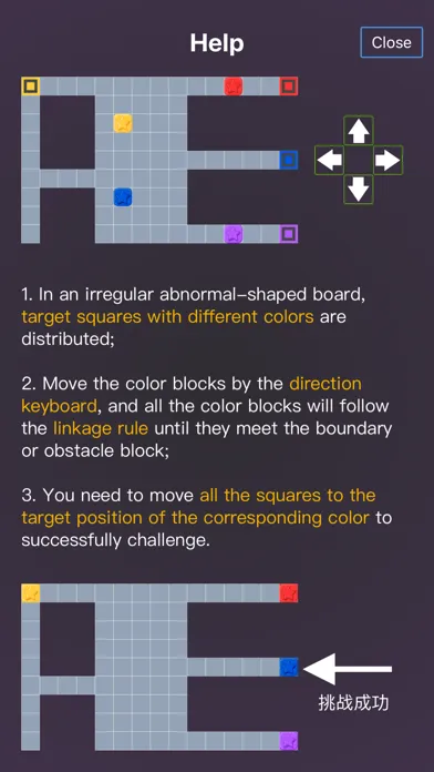 Tangkapan skrin Linkage Blocks