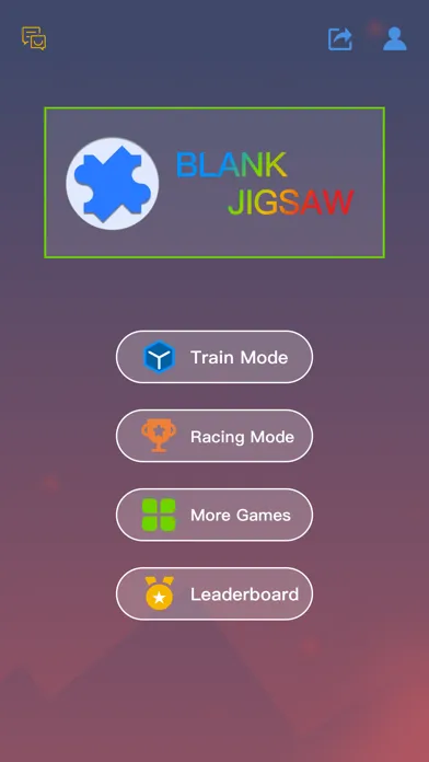 Tangkapan skrin Blank Jigsaw Puzzle