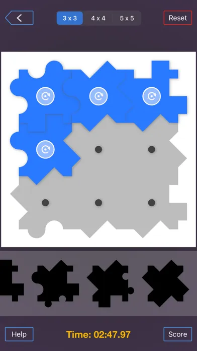 Tangkapan skrin Blank Jigsaw Puzzle