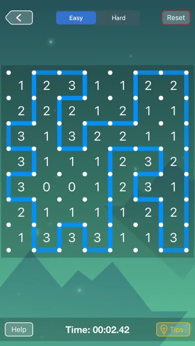 Tangkapan layar Slitherlink - Classic