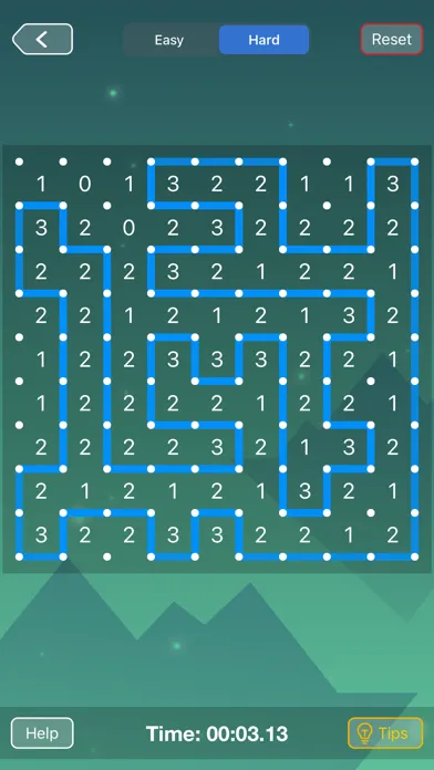 Tangkapan layar Slitherlink - Classic