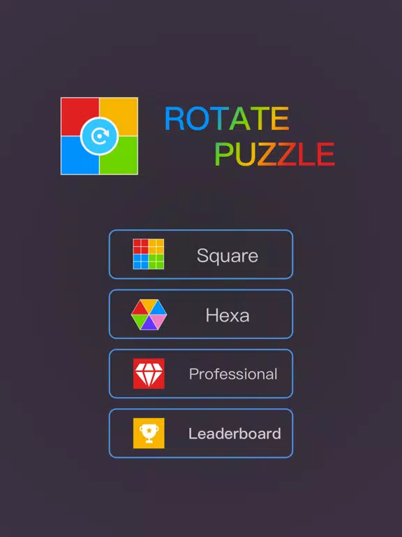 Rotate Puzzles iPad 应用截图