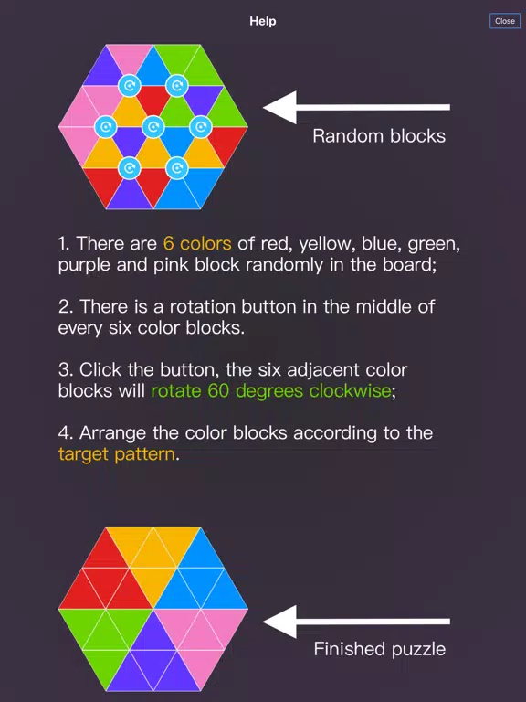 Rotate Puzzles iPad 应用截图