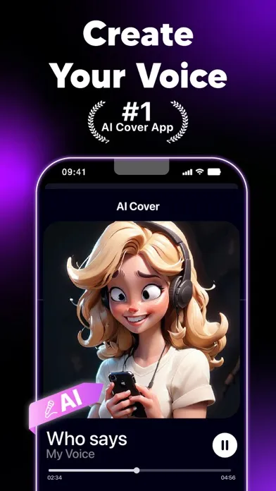 Captures d'écran de Banger: AI Cover Songs & Music