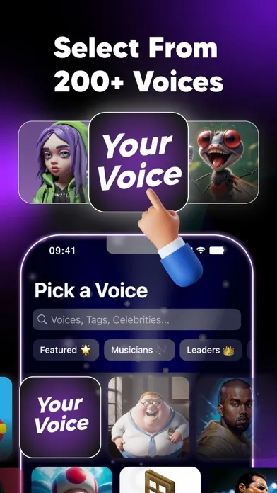 Captures d'écran de Banger: AI Cover Songs & Music