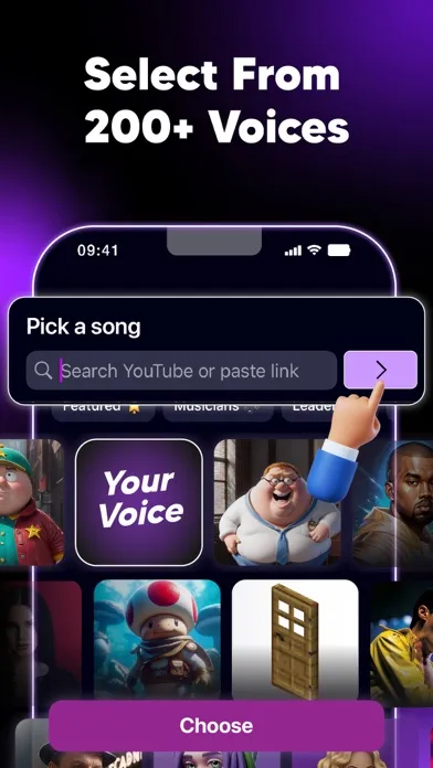 Captures d'écran de Banger: AI Cover Songs & Music