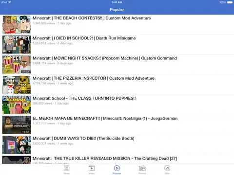 Tangkapan layar News for Minecraft HD Free - Cool Wallpapers and Video Guides (UNOFFICIAL) iPad 