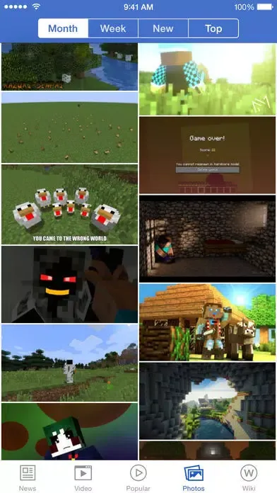 Tangkapan layar News for Minecraft HD Free - Cool Wallpapers and Video Guides (UNOFFICIAL)