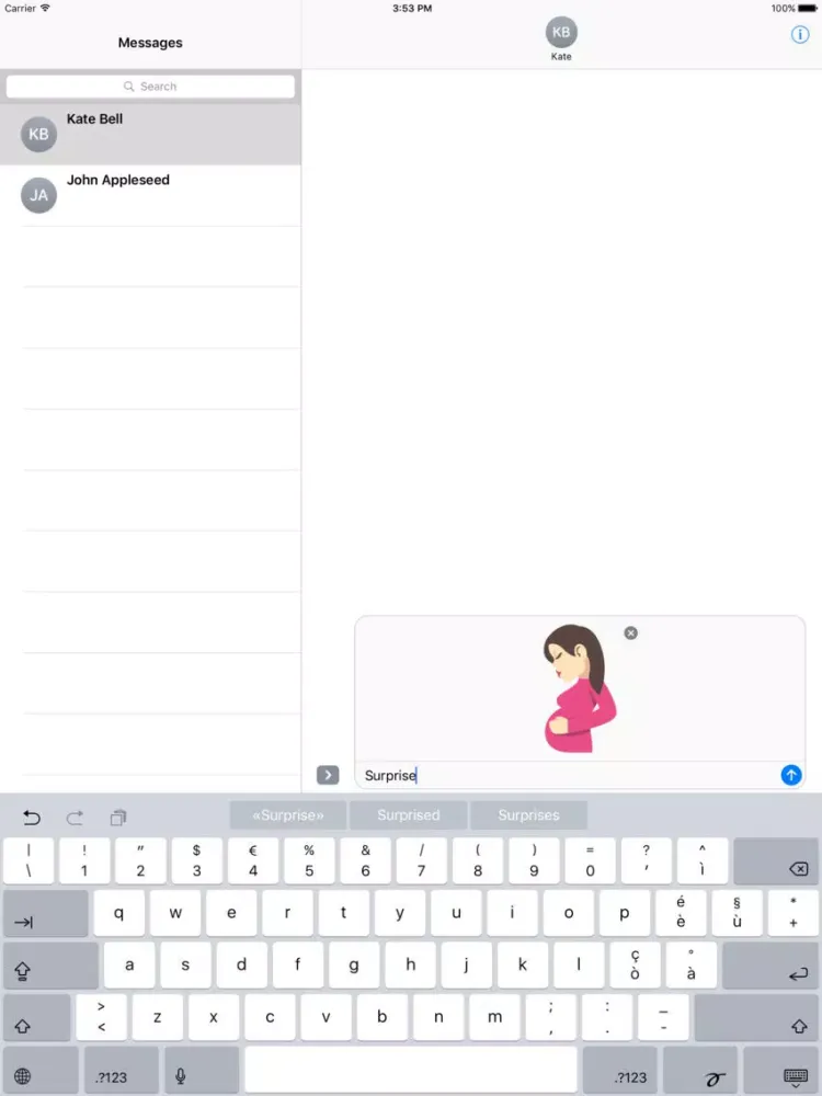 Captures d'écran de 2000 Stickers iPad 