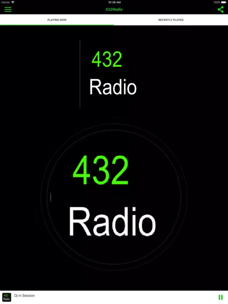 432 Radio iPad  Screenshots