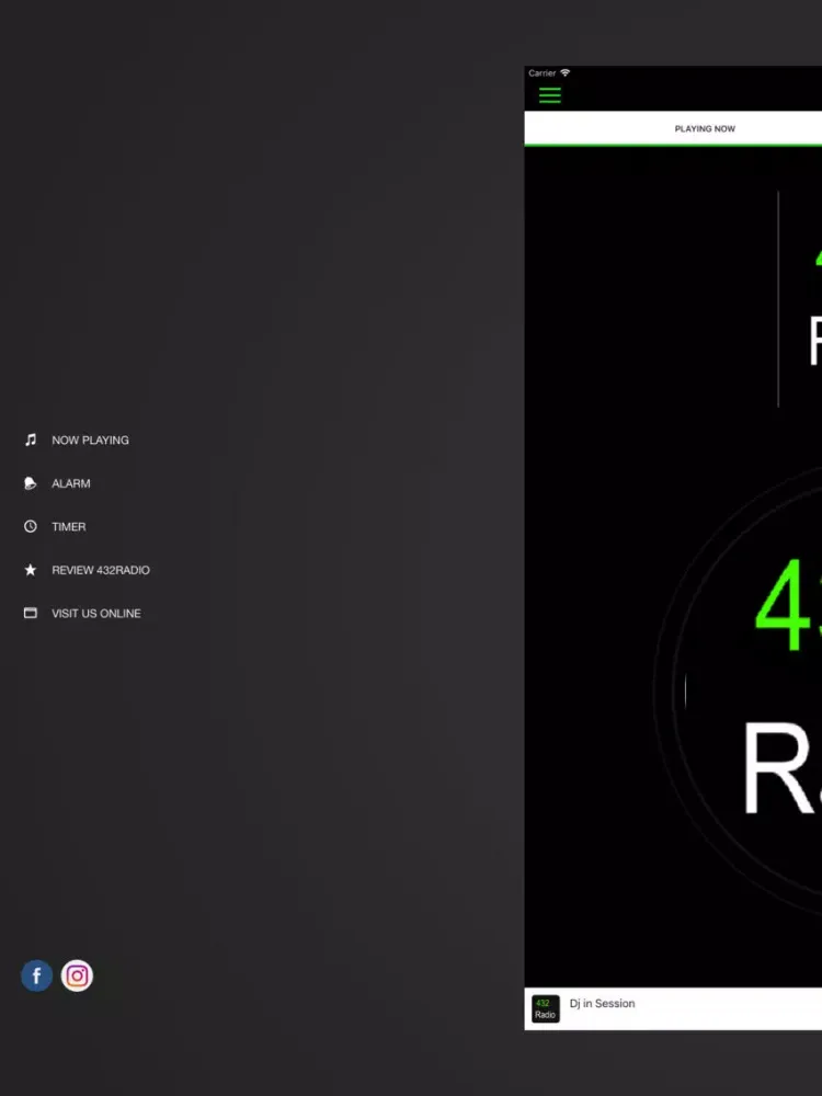 432 Radio iPad  Screenshots