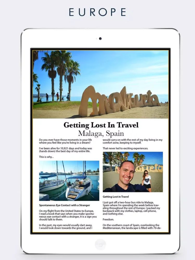 Скриншоты AAs Lost in Travel Magazine iPad 
