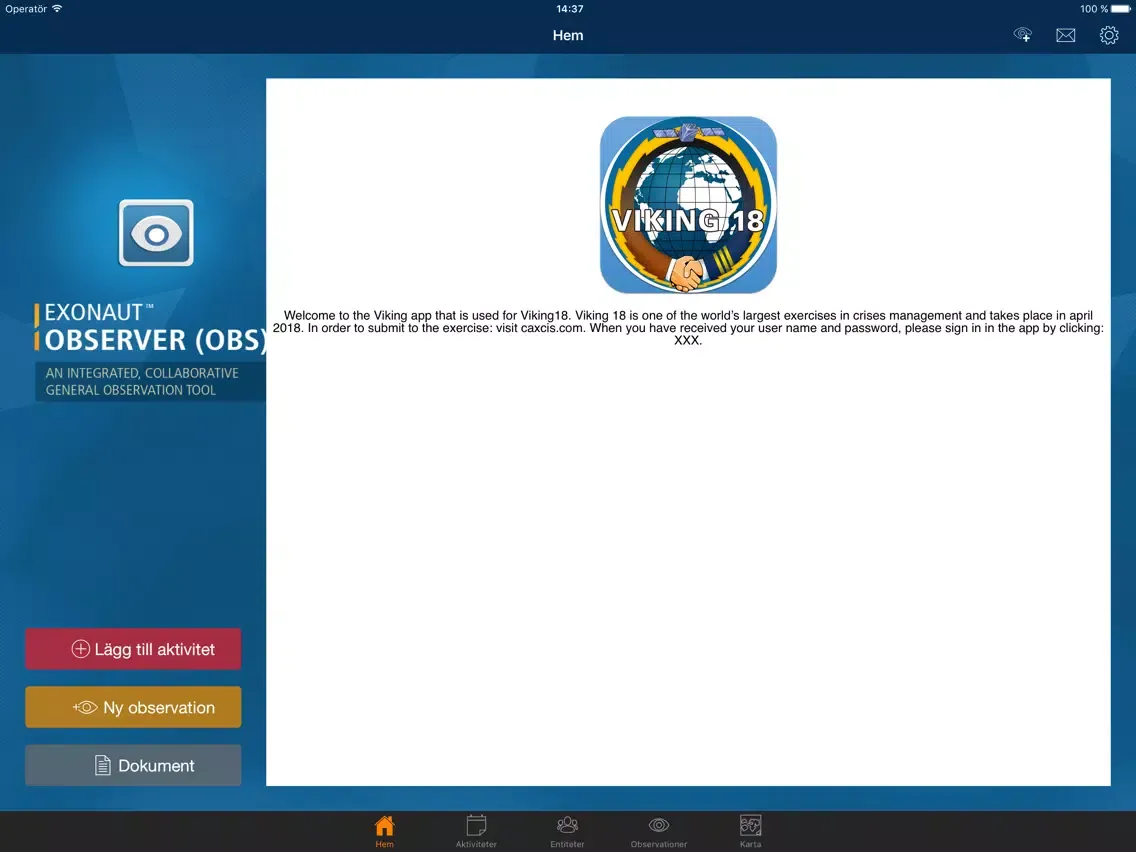 Viking 18 iPad 应用截图