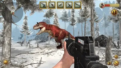 Capturas de tela do Jurassic Dinosaur Hunting 3D : Ice Age