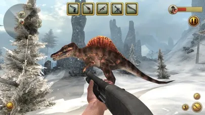 Capturas de tela do Jurassic Dinosaur Hunting 3D : Ice Age