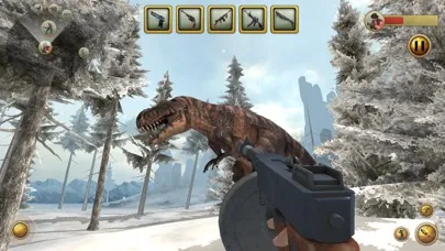 Capturas de tela do Jurassic Dinosaur Hunting 3D : Ice Age