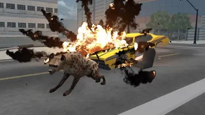 Hyena Rampage : Wild Animal Simulator 2017 स्क्रीनशॉट