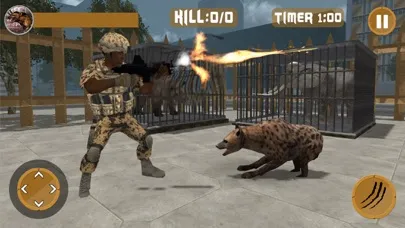 Hyena Rampage : Wild Animal Simulator 2017 स्क्रीनशॉट