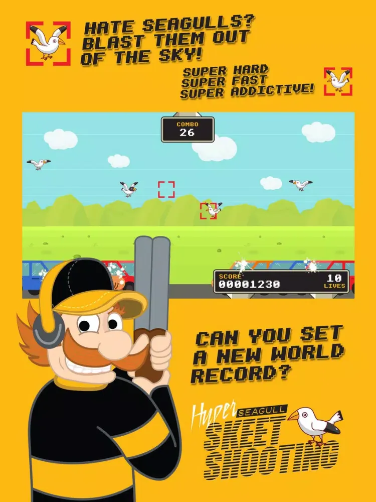 Hyper Seagull Skeet Shooting iPad Screenshots