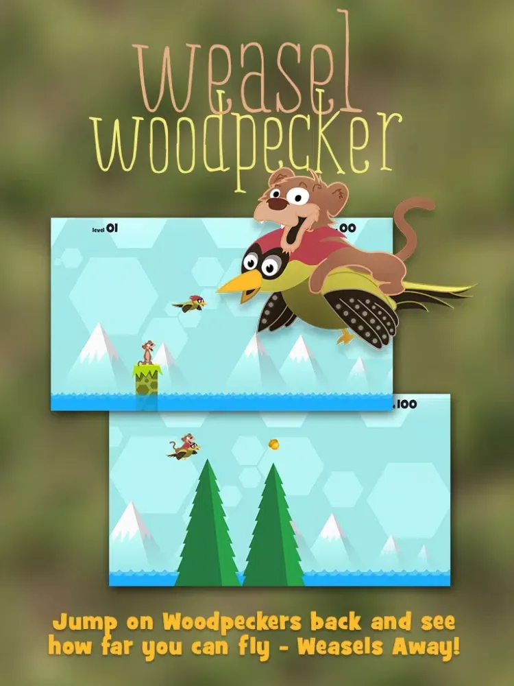 Capturas de pantalla de Weasel Woodpecker iPad 