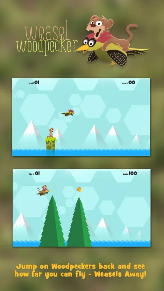 Capturas de pantalla de Weasel Woodpecker