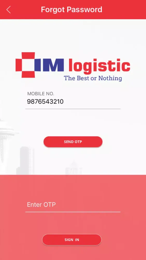 ภาพหน้าจอของ IM Logistic