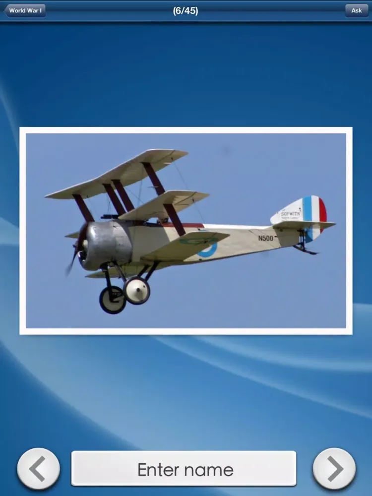 Aircraft Photos Quiz iPad 應用截圖