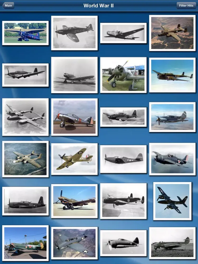 Aircraft Photos Quiz iPad 應用截圖