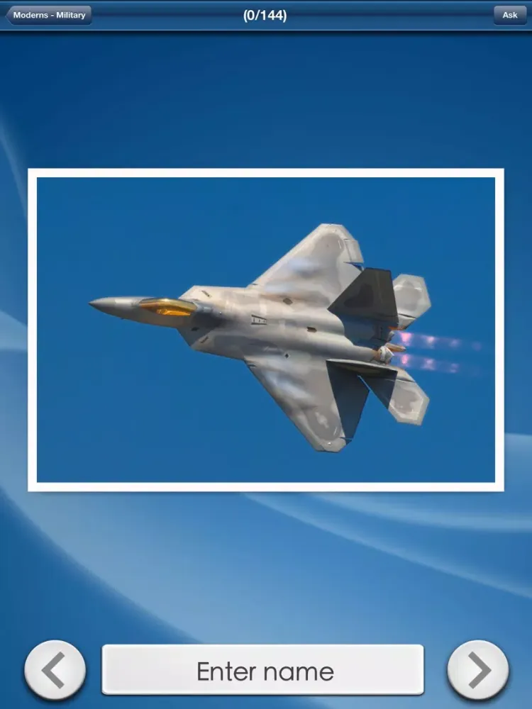 Aircraft Photos Quiz iPad 應用截圖