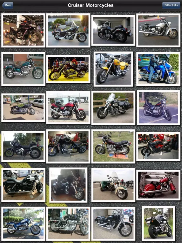 Motorcycle Photos Quiz iPad  سکرین شاٹس