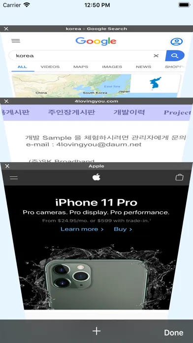 SWeb应用截图