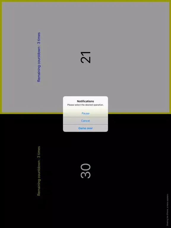 Game's Clock iPad  स्क्रीनशॉट