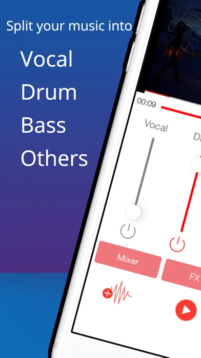 MuziUnmix - AI Music Splitter স্ক্রিনশট