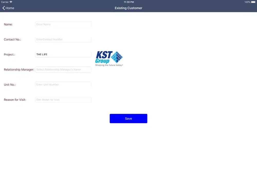 4qt Visitor Management iPad  Screenshots