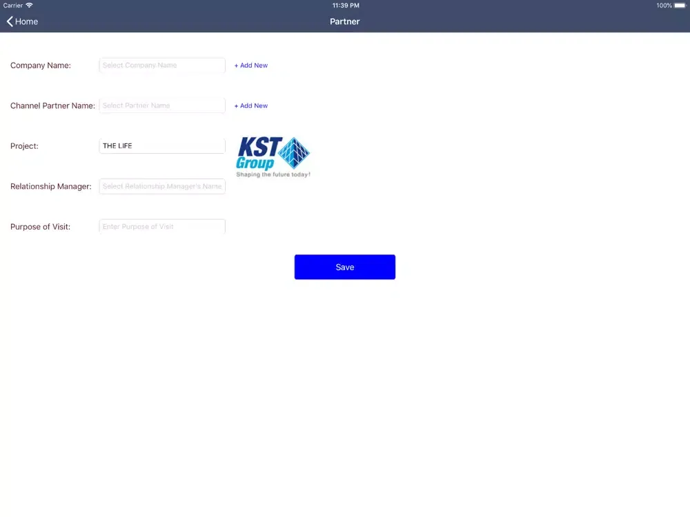 4qt Visitor Management iPad  Screenshots