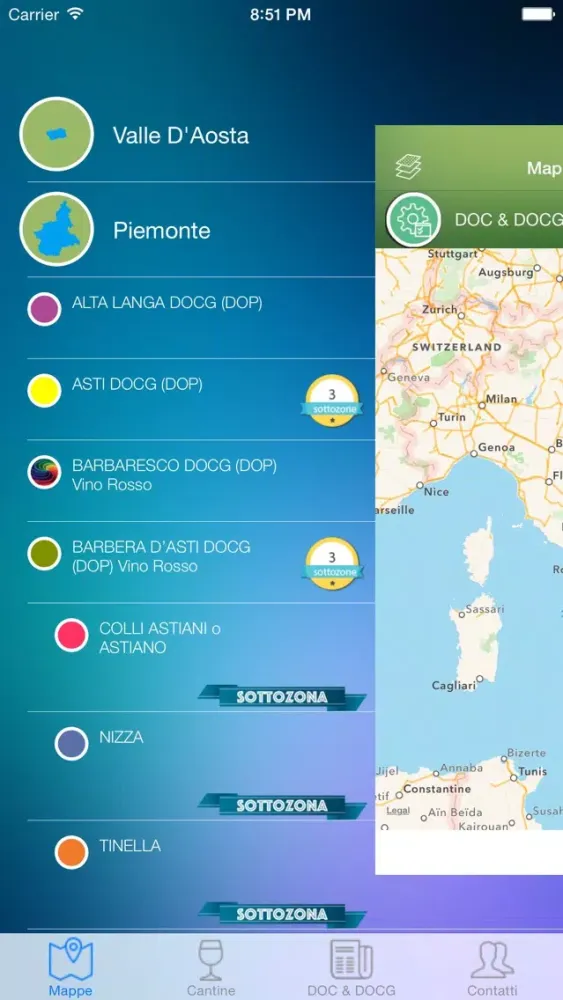 Capturas de pantalla de Mappe dei Vini