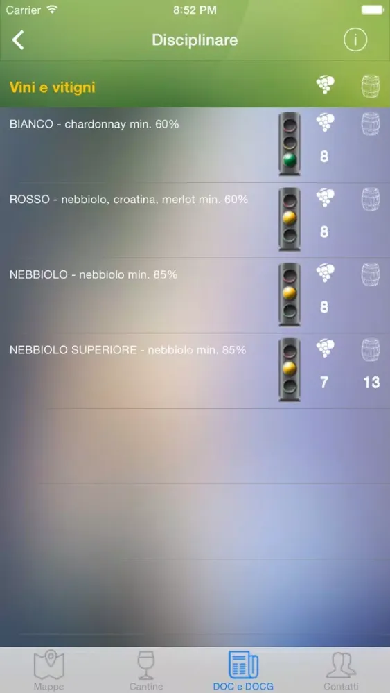 Capturas de pantalla de Mappe dei Vini