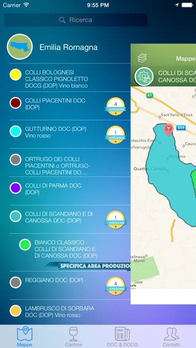 Capturas de pantalla de MappedeiVini Lite