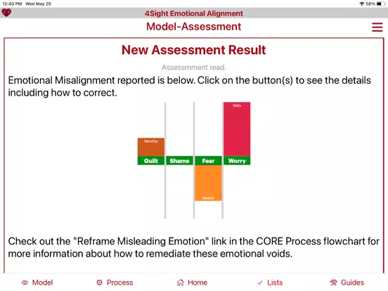 Captures d'écran de 4Sight Emotional Alignment iPad 
