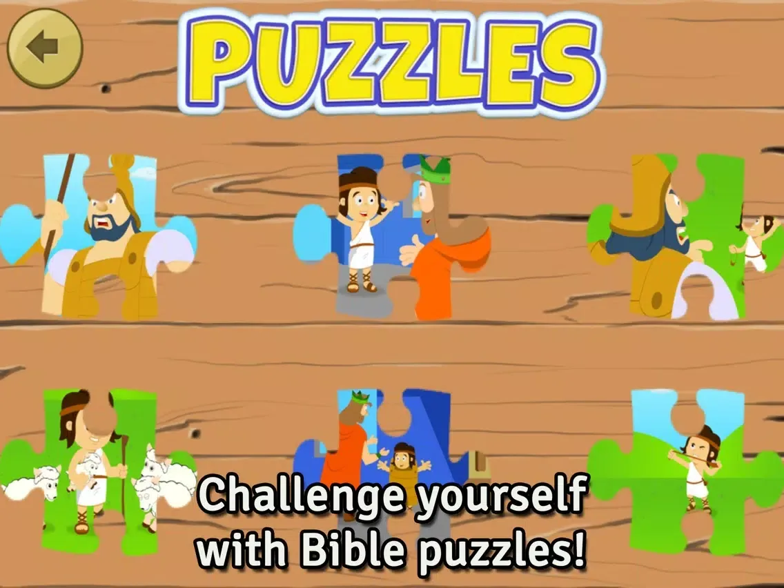 صور Bible Heroes: David and Goliath - Bible Story, Puzzles, Coloring, and Games for Kids iPad 