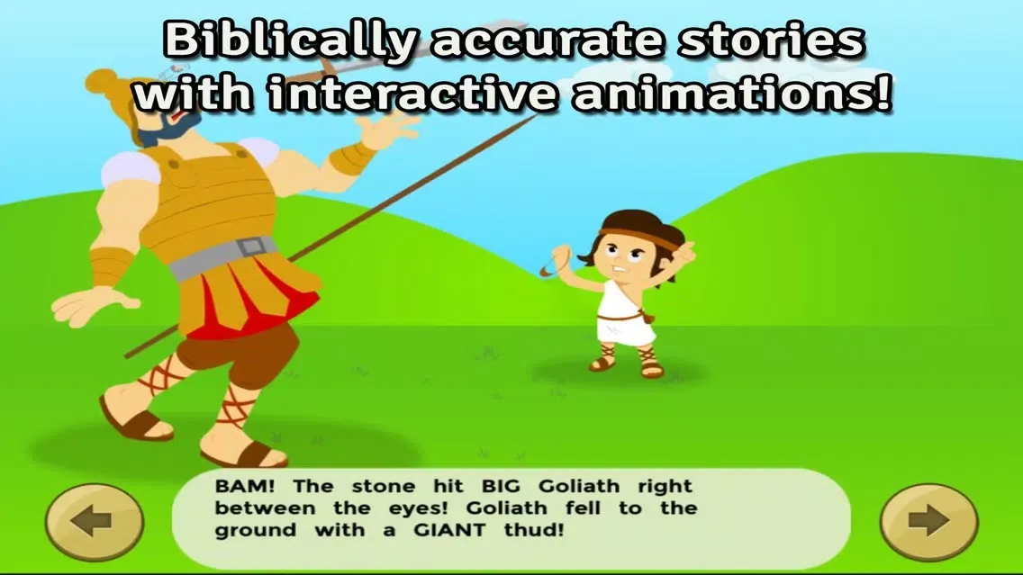 صور Bible Heroes: David and Goliath - Bible Story, Puzzles, Coloring, and Games for Kids