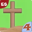 La vida de Jesús: La Cruz- Historia bíblica, colorear, cantar, y rompecabezas para niños