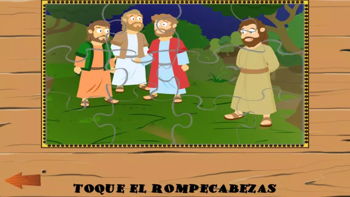 La vida de Jesús: La Cruz- Historia bíblica, colorear, cantar, y rompecabezas para niños Screenshots