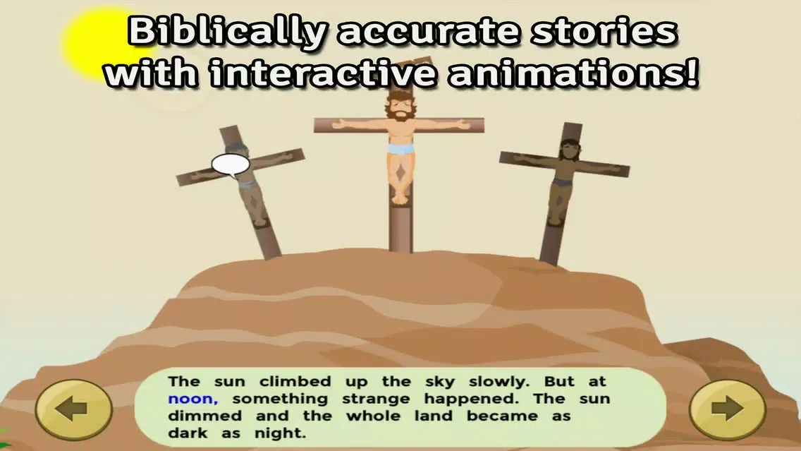 Screenshot di Life of Jesus: The Cross - Bible Story, Coloring, Singing, and Puzzles for Children