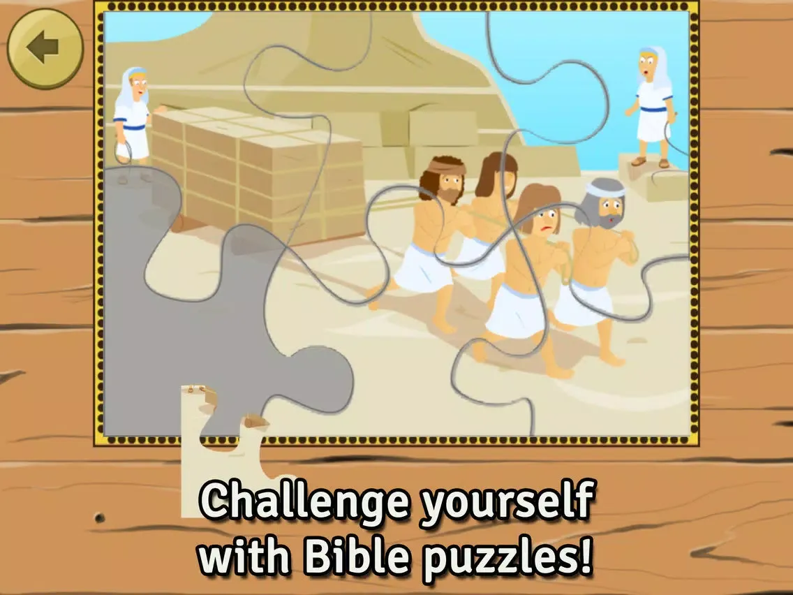 Tangkapan layar Moses and the Burning Bush: Bible Heroes - Teach Your Kids with Stories, Songs, Puzzles and Coloring Games! iPad 
