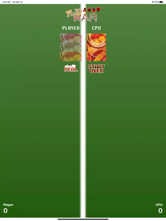 Capturas de tela do Flip War Card Game iPad 