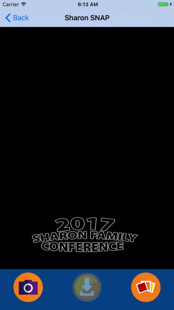 Tangkapan skrin Sharon Family Conference